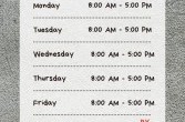 Winter and Holiday Hours