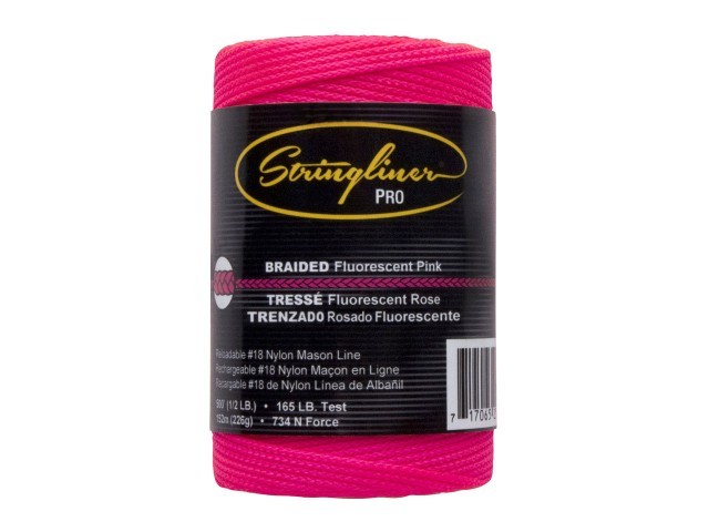 500' Braid Flo. Pink Mason Line