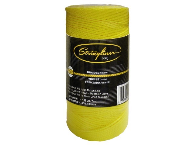 1000' Braid Yellow Mason Line