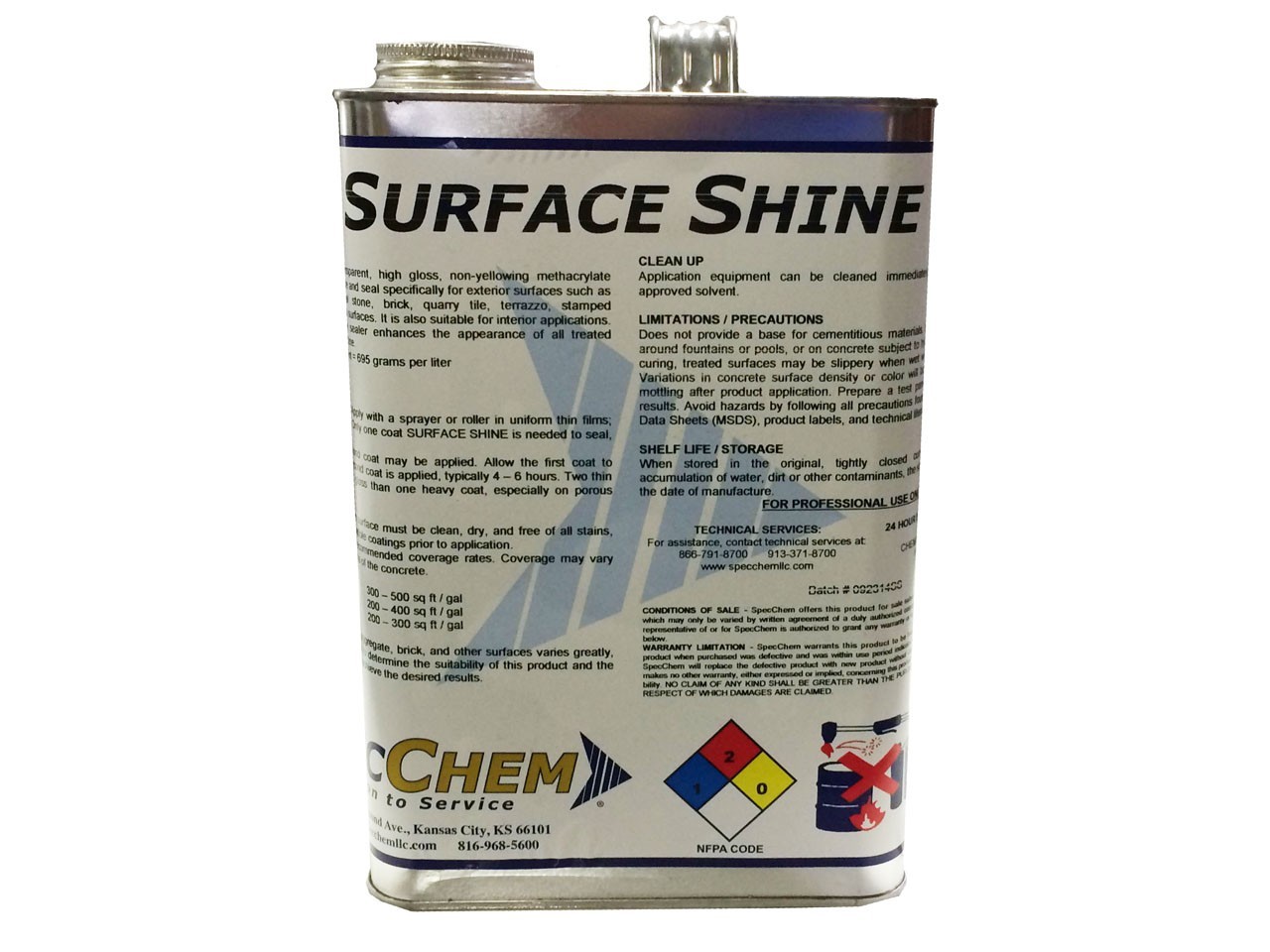 Surface Shine Concrete Sealers Products & Equipment Prairie