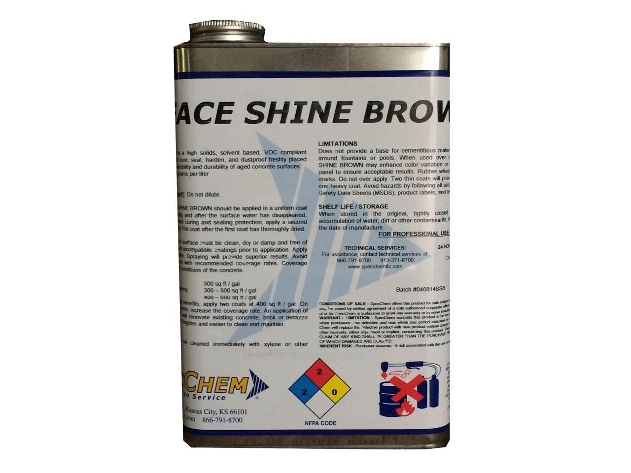 Surface Shine Brown Concrete Sealers Products & Equipment Prairie