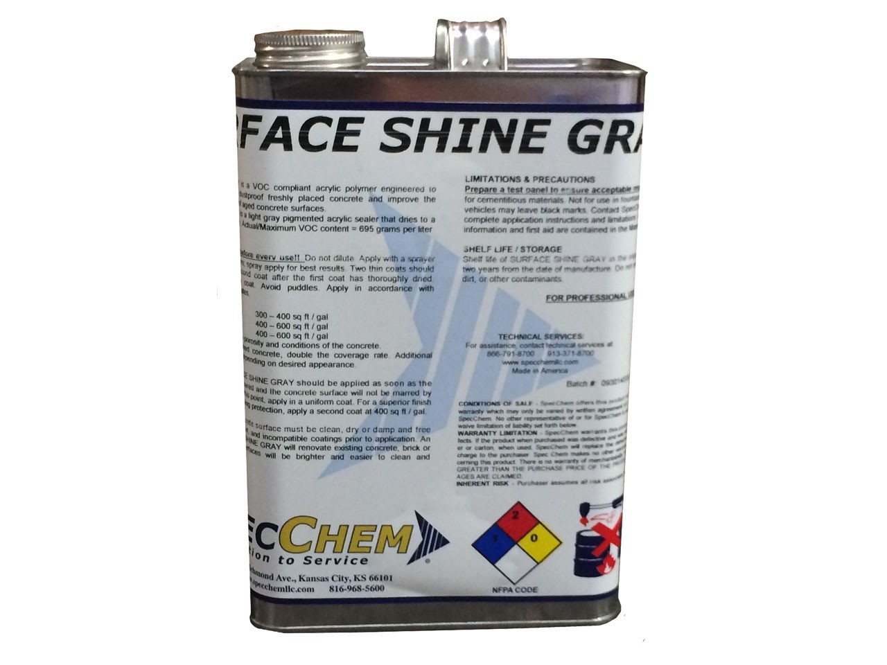 Surface Shine Gray EX Products & Equipment Prairie Supply, Inc.