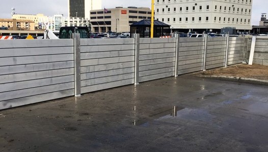 2nd St. Removable Floodwall, Protecting Downtown Fargo photo